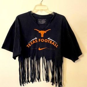 Vintage Nike University of Texas Football Fringe Shirt